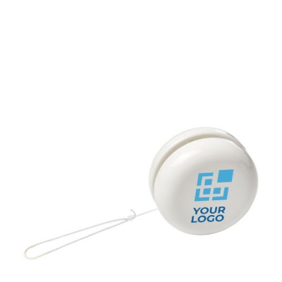 Goedkope gepersonaliseerde jojo voor reclame kleur blauw met logo