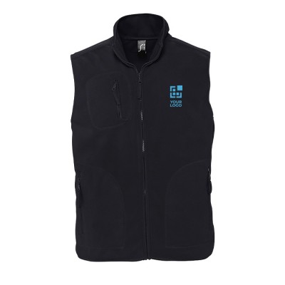 Polyester unisex fleece vest met rits 320 g/m2 SOL'S Norway
