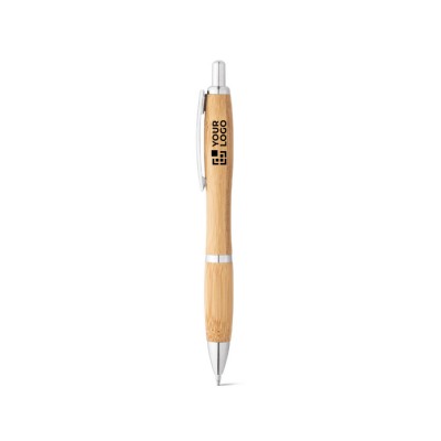 Bedrukte pennen van bamboe en metaal