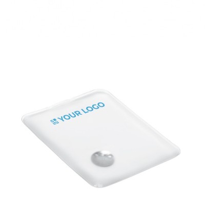 Warmtepad met logo voor reclame kleur wit