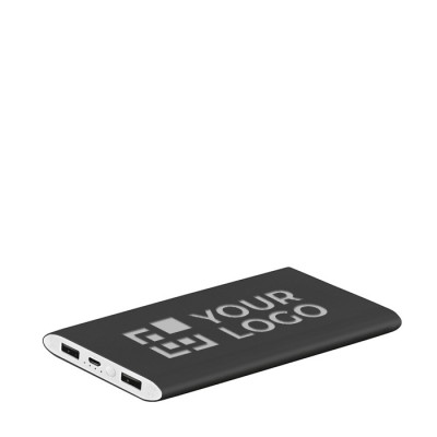 Oplader met logo en micro USB-aansluiting weergave met jouw bedrukking