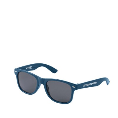RPET zonnebril met logo kleur blauw