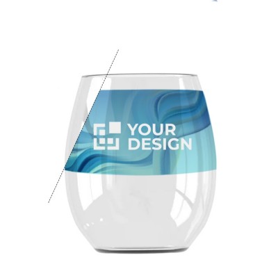 BPA-vrije, elegante Tritan glas van 400ml weergave met jouw bedrukking
