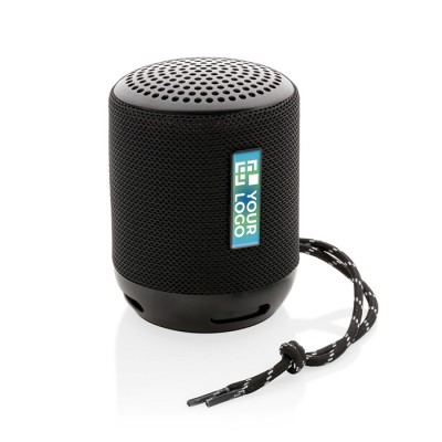 Watervaste 5.0 bluetooth speaker weergave met jouw bedrukking