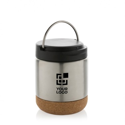 Thermos lunchbox van gerecycled roestvrijstaal met anti-lek 400 ml