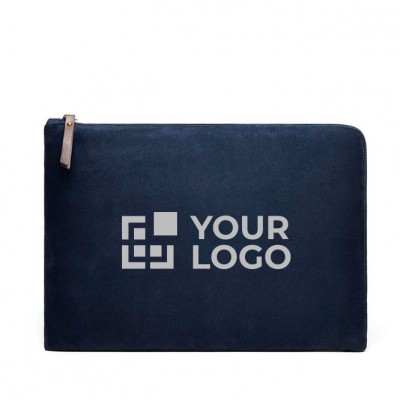 Gevoerde laptophoes met logo van hoge kwaliteit