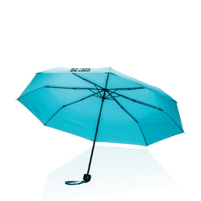Impact AWARE ™ paraplu met logo (RPET) weergave met jouw bedrukking