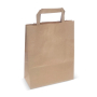Kleine kraft papieren tas met papieren handvatten en FSC-certificering