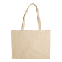Katoenen tas met OEKO-TEX certificering en zijvouw 280 g/m2