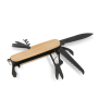 Bamboe multitool met 9 functies en ophangmogelijkheid