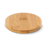 Ronde bamboe onderzetter met flesopener