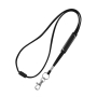 Buisvormige lanyard met karabijnhaak en veiligheidssluiting