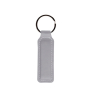 Premium sleutelhanger van imitatieleer in kleuren met metalen ring