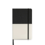 Notitieboek van imitatieleer in kleur, A5 formaat, blanco pagina's