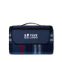Promotie deken om aan klanten te geven kleur blauw
