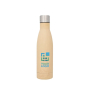 Fles met print in houtlook