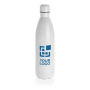 Effenkleurige RVS drinkfles met logo (1L)