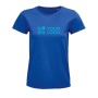 Damesshirt van biologisch katoen, 175 g/m2 weergave met jouw bedrukking