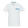 Eco polo shirt met logo weergave met jouw bedrukking