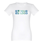 Getailleerde dames shirts met logo weergave met jouw bedrukking