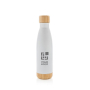 Fles met bamboe detail aan boven- en onderkant