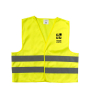 Polyester reflecterend vest voor kinderen maat XXS