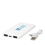 Lichte en dunne powerbank met twee uitgangen 4.000 mAh