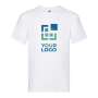 Wit t-shirt van 100% katoen 140 g/m2 Fruit Of The Loom
