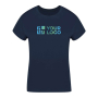 Dames T-shirt van 100% gekamd katoen Ring Spun 160 g/m2