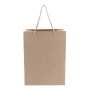 Middelgrote cadeau papieren tas met katoenen handvatten 120 g/m2 EU