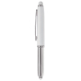 Pen met stylus in verschillende kleuren en lampje