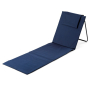 Opvouwbare strandmat met verstelbare rugleuning