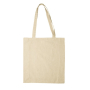 Katoenen tas met OEKO-TEX certificering en zijvouw 140 g/m2