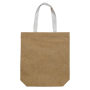 Jute tas met dikke canvas handvatten 340 g/m2 en capaciteit van 8kg