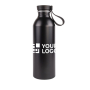 Fles van gerecycled aluminium met houten detail in de dop 550 ml