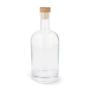 Duurzame glazen fles met FSC-deksel 750ml