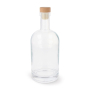 Duurzame glazen fles met FSC-deksel 1L