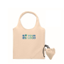 Opvouwbare boodschappentas van gerecycled katoen 140 g/m²