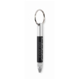 Multifunctionele sleutelhanger met zwarte inktbalpen en gereedschap