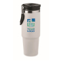 Dubbelwandige beker met rietje, tuit en draaggreep 850 ml
