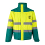 Unisex tweekleurige werkjas van polyester 180 g/m² Velilla 