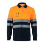 Werkpolo met lange mouwen en hoge zichtbaarheid 160 g/m² Velilla 