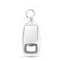 Sleutelhanger met flesopener en capsule voor gepersonaliseerd papier