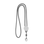 Moderne buisvormige polyester lanyard met karabijnhaak, 3 cm