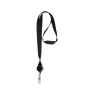 Polyester lanyard met intrekbare badgehouder en blokkeersysteem