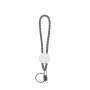 Sleutelhanger met metalen aanpassing en personaliseerbare plastic ring