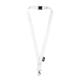 RPET lanyard met veiligheidssluiting en metalen karabijnhaak, 3 cm