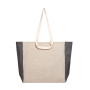 Tas van gerecycled katoen met schaduwrijke zijkanten 190 g/m²