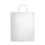 Kraftpapier tas met handvatten, ideaal voor boodschappen 90 g/m²