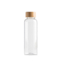 RPET-fles met bamboedop, 500 ml capaciteit